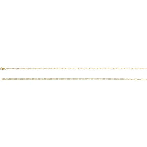 14K Gold-Filled Paperclip Chain Necklace – 18"