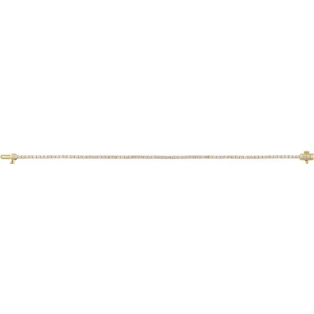 Lab-Grown Diamond Tennis Bracelet – 2 CTW