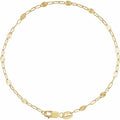 14K Gold-Filled Starburst Chain Bracelet – 7"