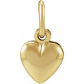 14K Gold-Filled Puffy Heart Pendant