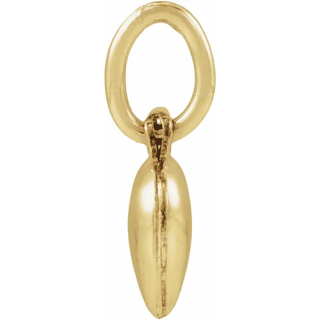14K Gold-Filled Puffy Heart Pendant