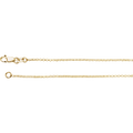 14k Yellow Gold-Filled Rolo Chain - 18"