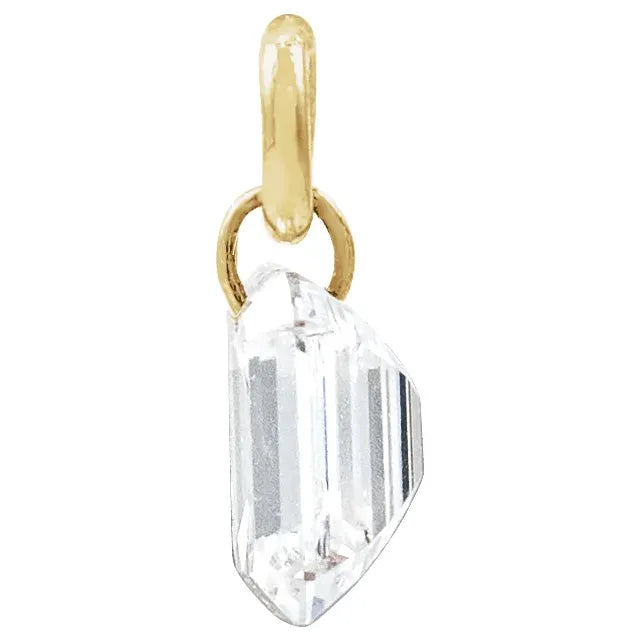 Emerald Cut Lab-Grown Diamond Dangle