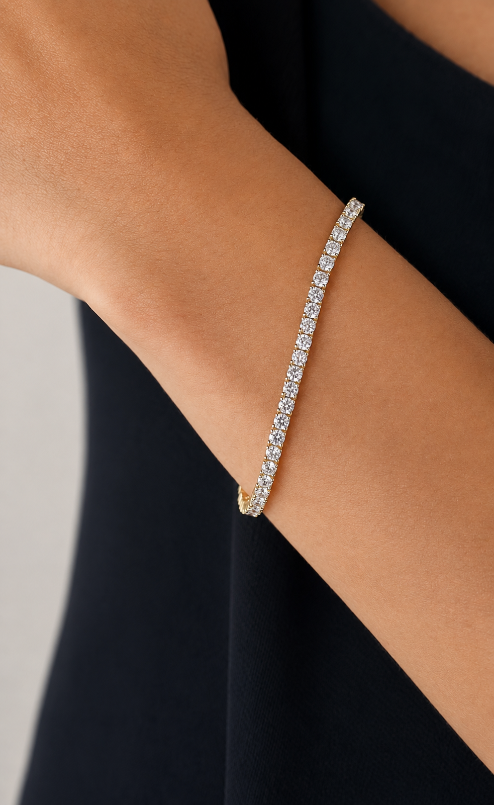 The Eternity Tennis Bracelet