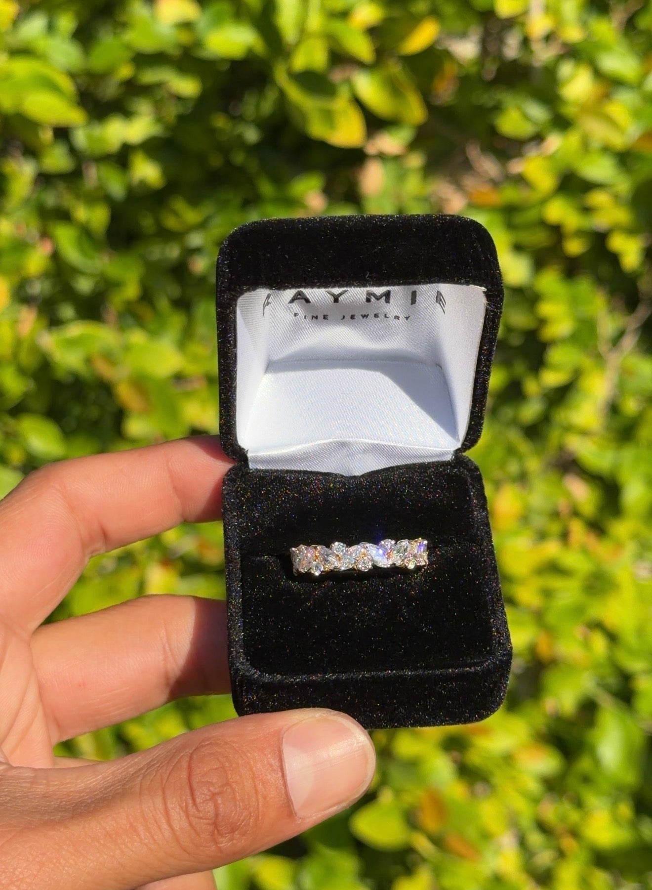 Marqusie Cluster Eternity Band